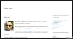 Desktop Screenshot of brunopedro.com
